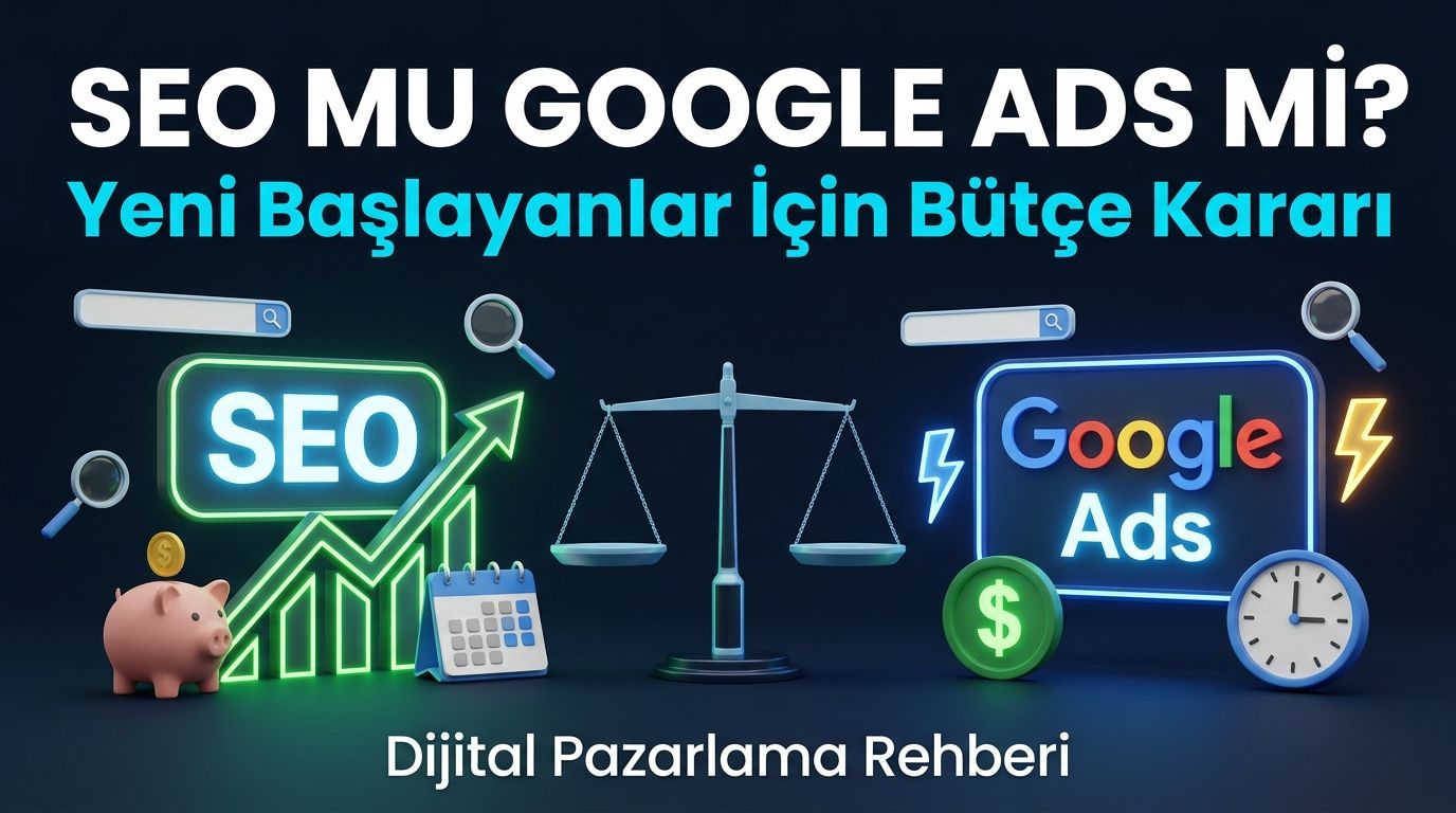 SEO mu Google Ads mi? Yeni Başlayan İşletmeler İçin Bütçe Kararı Rehberi