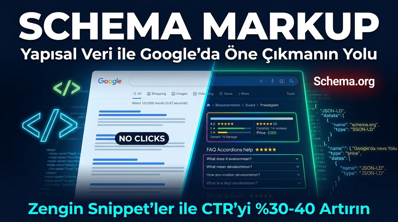 Schema Markup (Yapısal Veri) Nedir? Web Sitenizi Google'da Öne Çıkarmanın Yolu