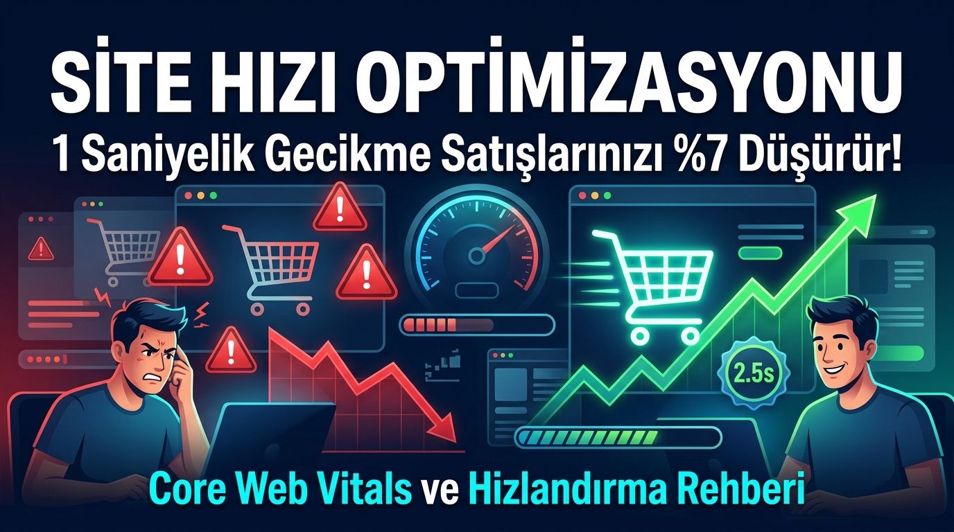 E-Ticaret Siteleri İçin Site Hızı Optimizasyonu: 1 Saniyelik Gecikme Satışlarınızı Nasıl %7 Düşürür?
