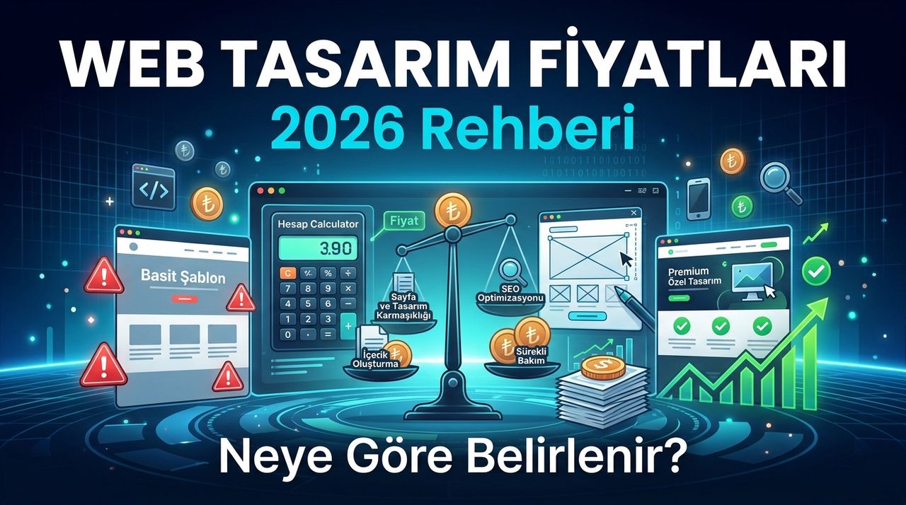 Web Tasarım Fiyatları 2026: Neye Göre Belirlenir?