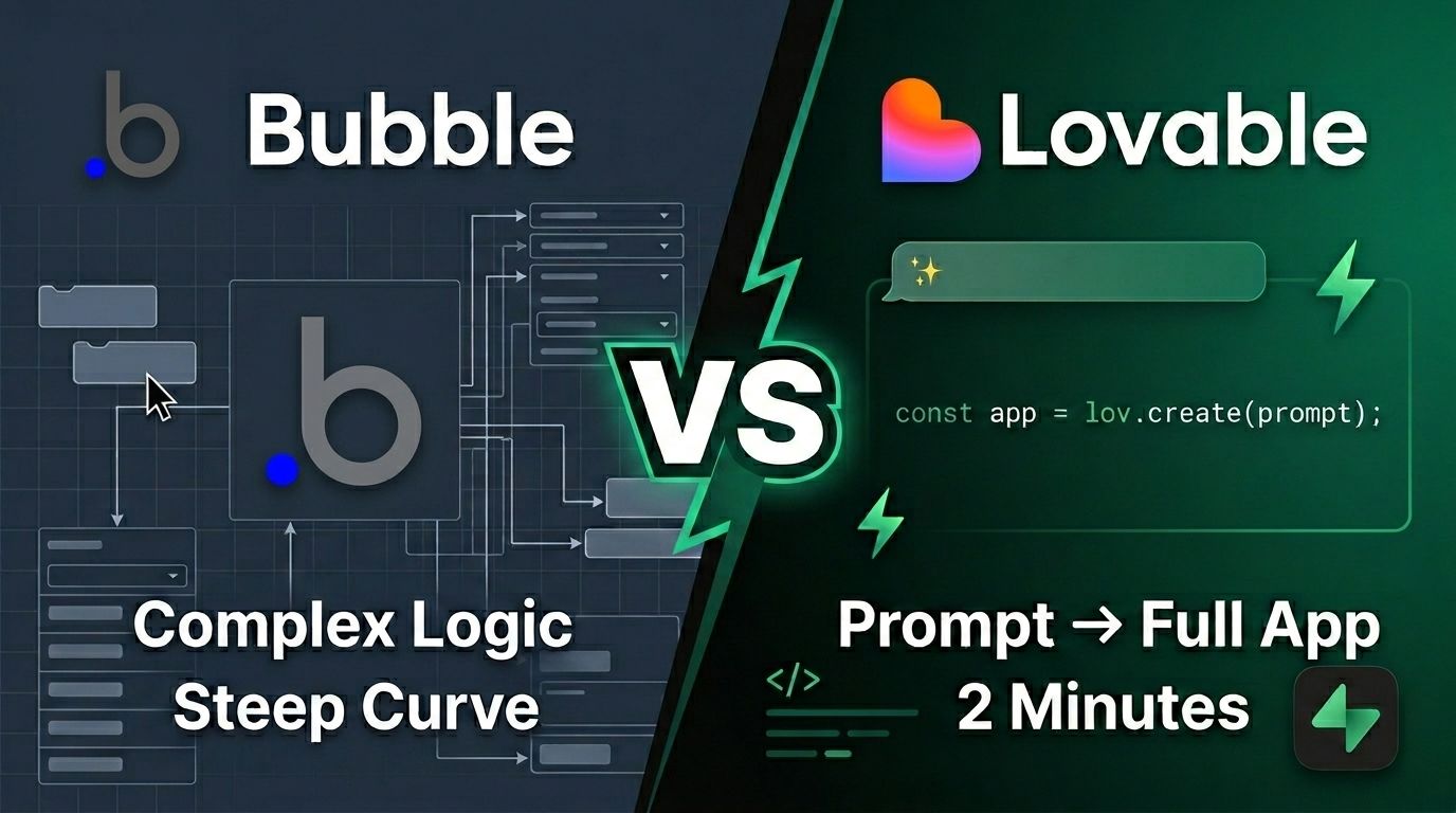 lovable vs traditional no-code builders