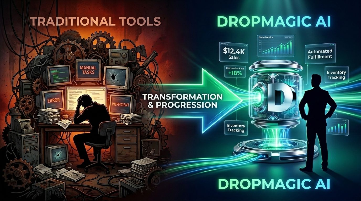Comparison: DropMagic AI vs. Traditional Dropshipping Tools