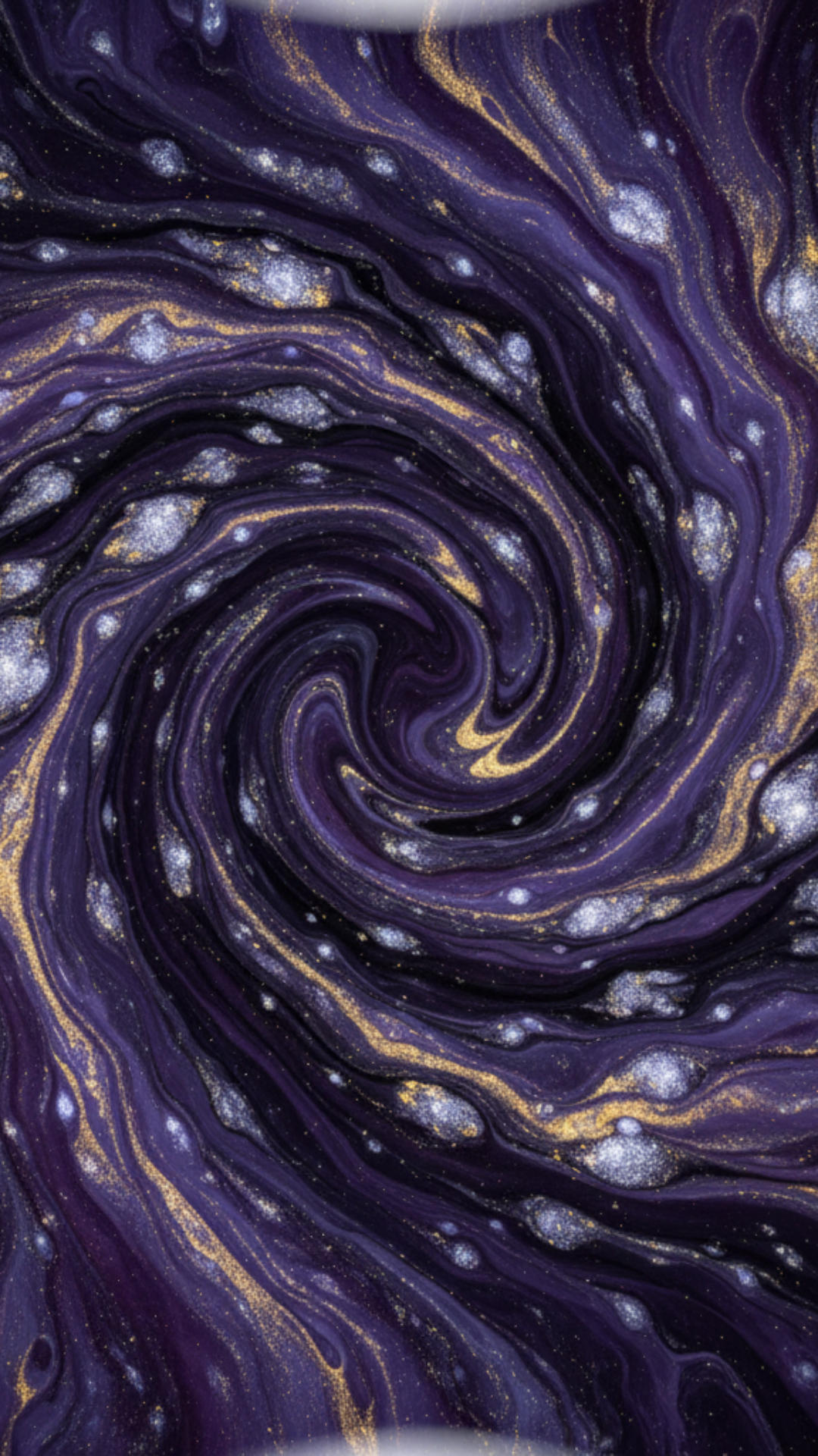 Deep Purple Cosmic Swirl — Abstract wallpaper for Android