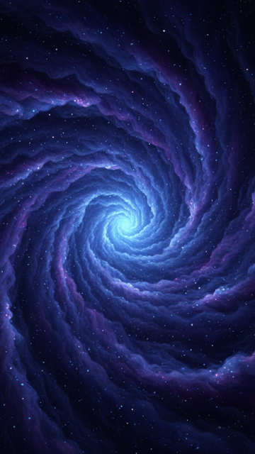 Cosmic Dust Vortex — Abstract wallpaper
