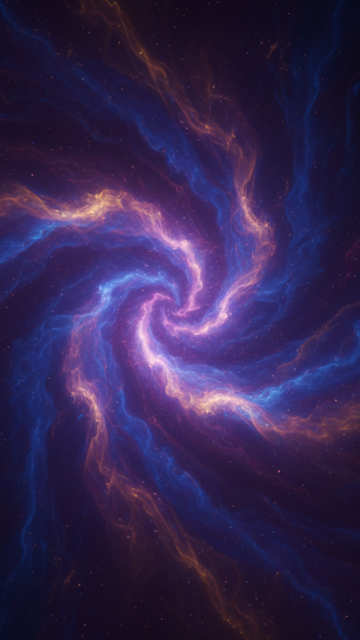Galactic Nebula Swirl — Abstract wallpaper