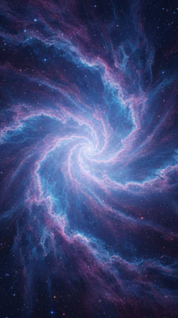 Swirling Nebula Cloudscape — Abstract wallpaper
