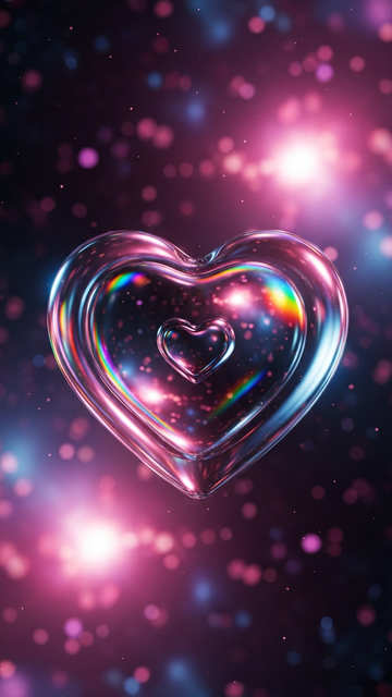 Crystal Heart Nebula — Designs wallpaper