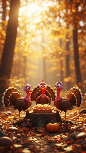 Thanksgiving Fun — Funny wallpaper