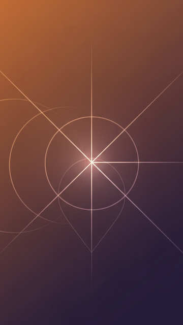 Geometric Gradient Sunset — Minimal wallpaper