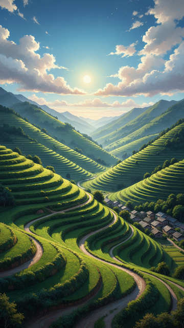 Sunny Step Farming — Nature wallpaper