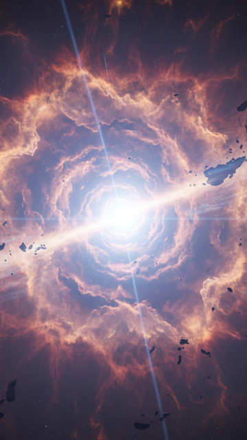 Dramatic Supernova Expansion — Space wallpaper