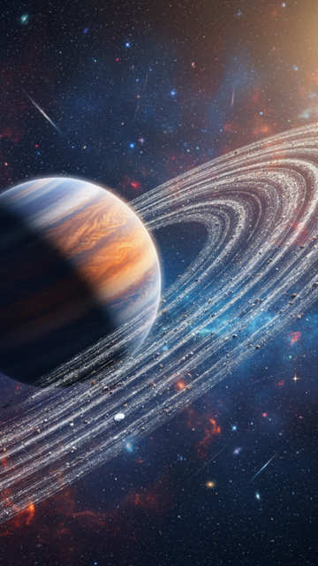 Planetary Ring System — Space wallpaper