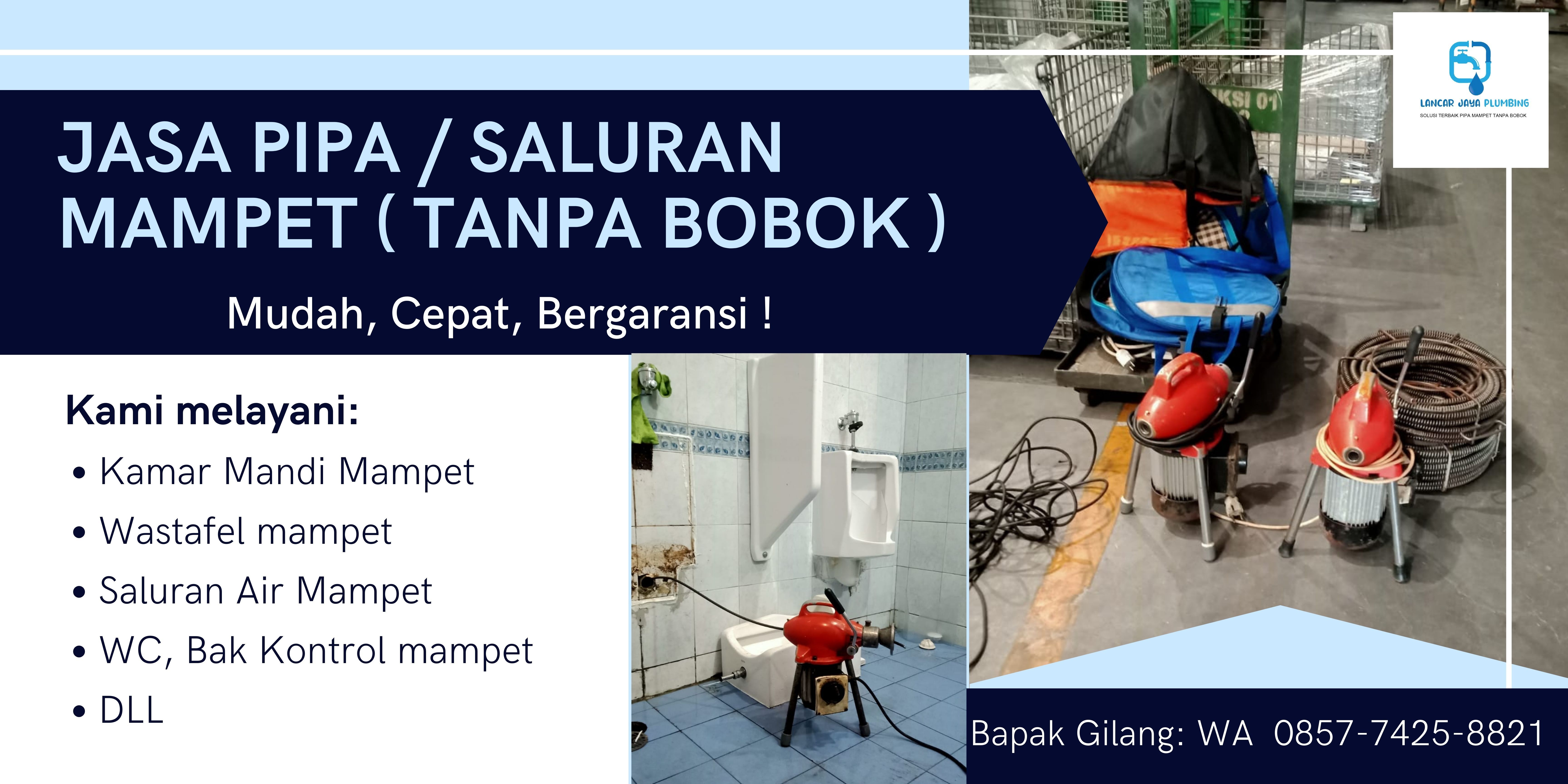 Jasa Pipa Mampet Depok: Atasi Saluran Tersumbat dengan Cepat & Profesional   Ahli Pipa Mampet Depok: Solusi Tepat untuk WC, Wastafel, & Saluran Air Macet   Pipa Mampet? Ini Jasa Pelancaran Pipa Mampet Depok Terbaik & Terpercaya   Jasa Pipa Mampet Depok Murah