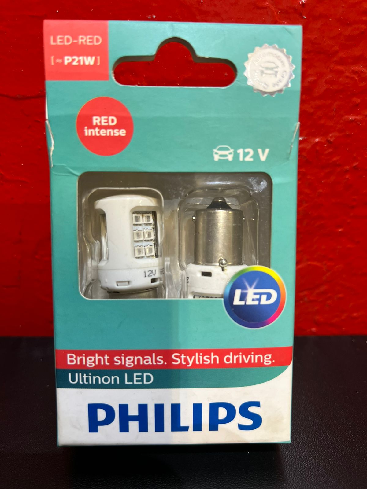 LED Red P21W Intense Philips