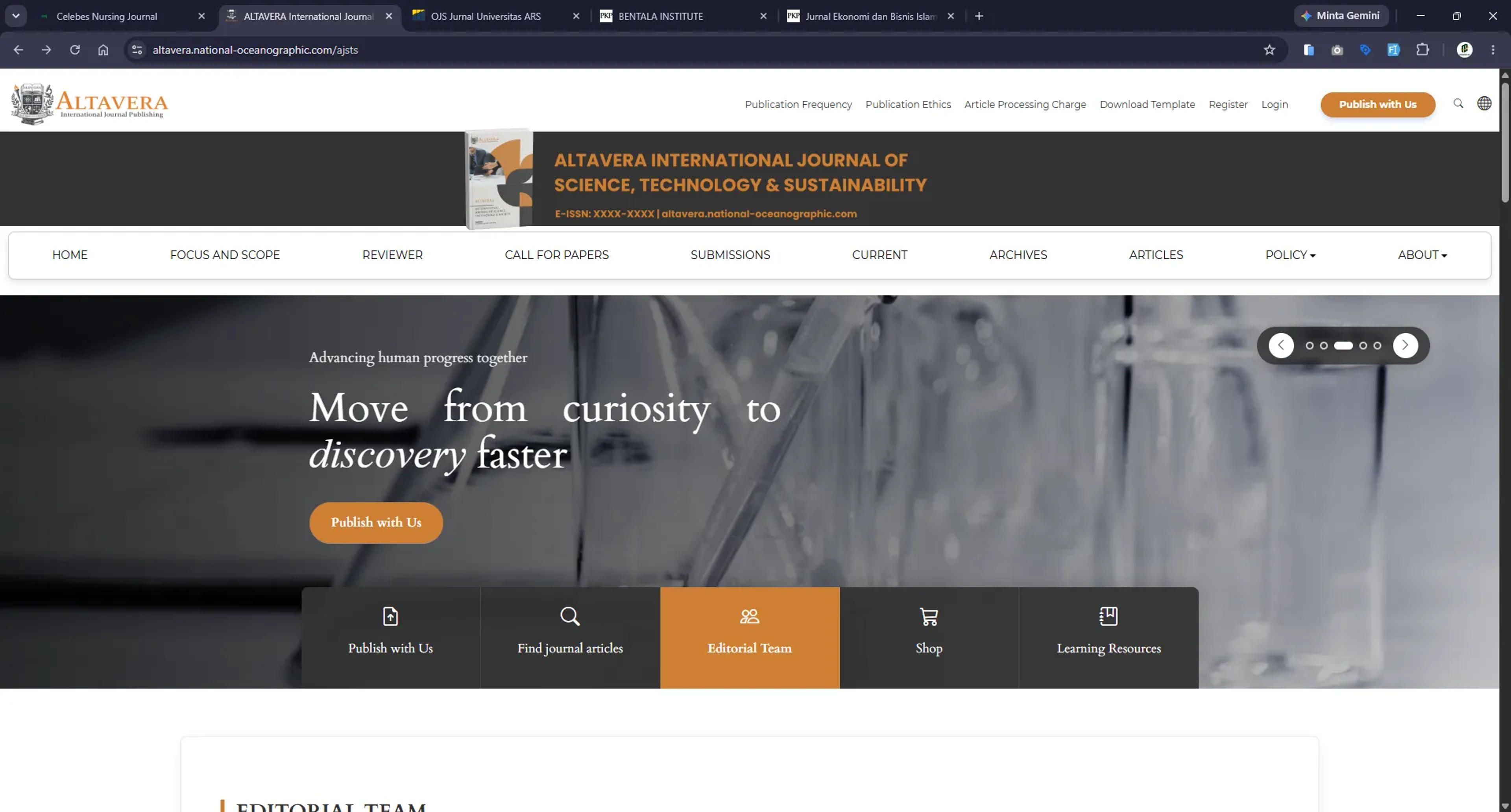 ALTAVERA Journal Publishing