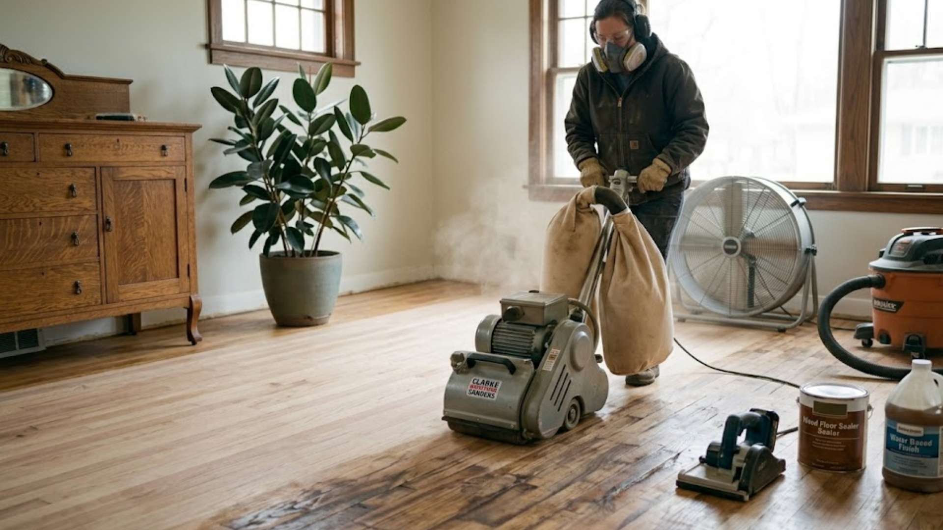 Hardwood Floor Buckling After Water Damage in Day, FL
