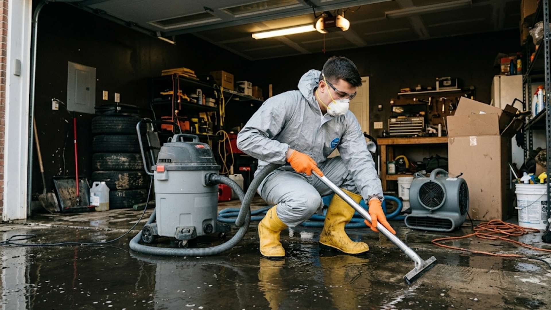 Garage Water Damage Repair in Corrigan, TX