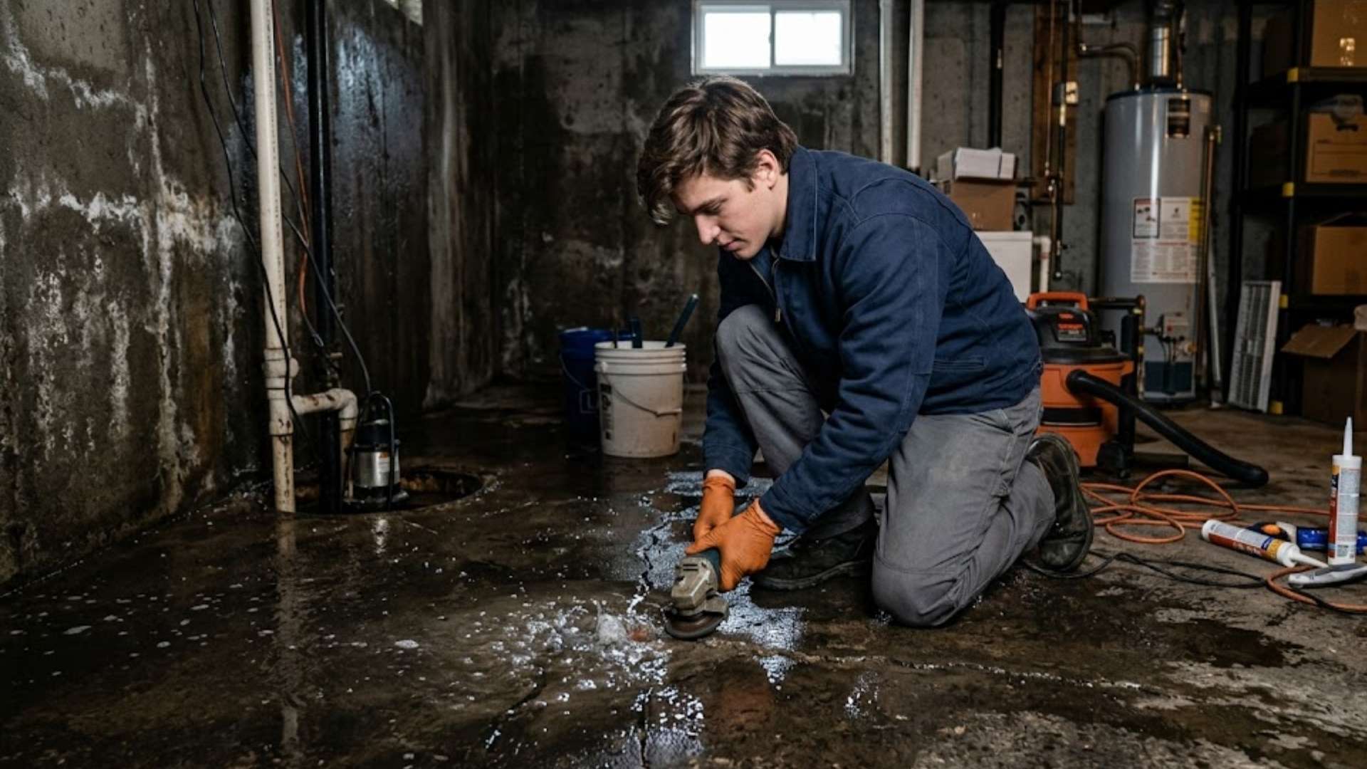 Concrete Water Damage Repair in Lyons, MI