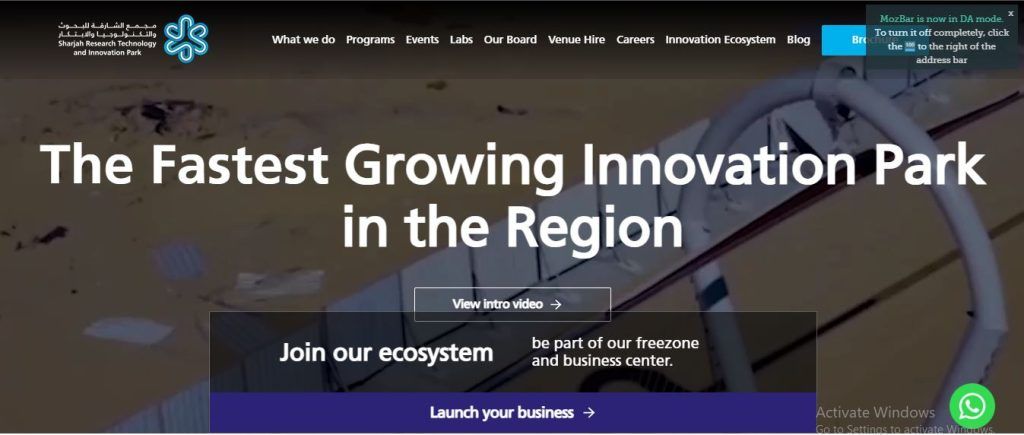 Sharjah Research Technology and Innovation Park 
