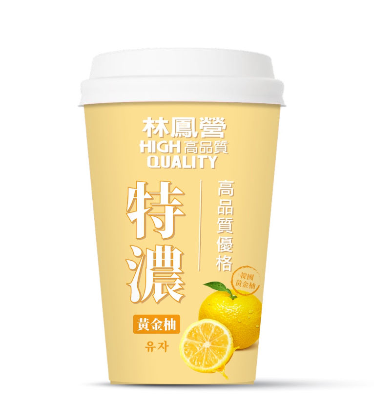 Lin Fengying Special Heavy Milk Golden Pomelo Yogurt｜Packaging design, food packaging, milk packagin