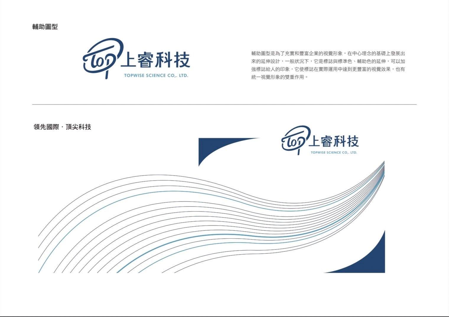 上睿科技LOGO 設計正面展示