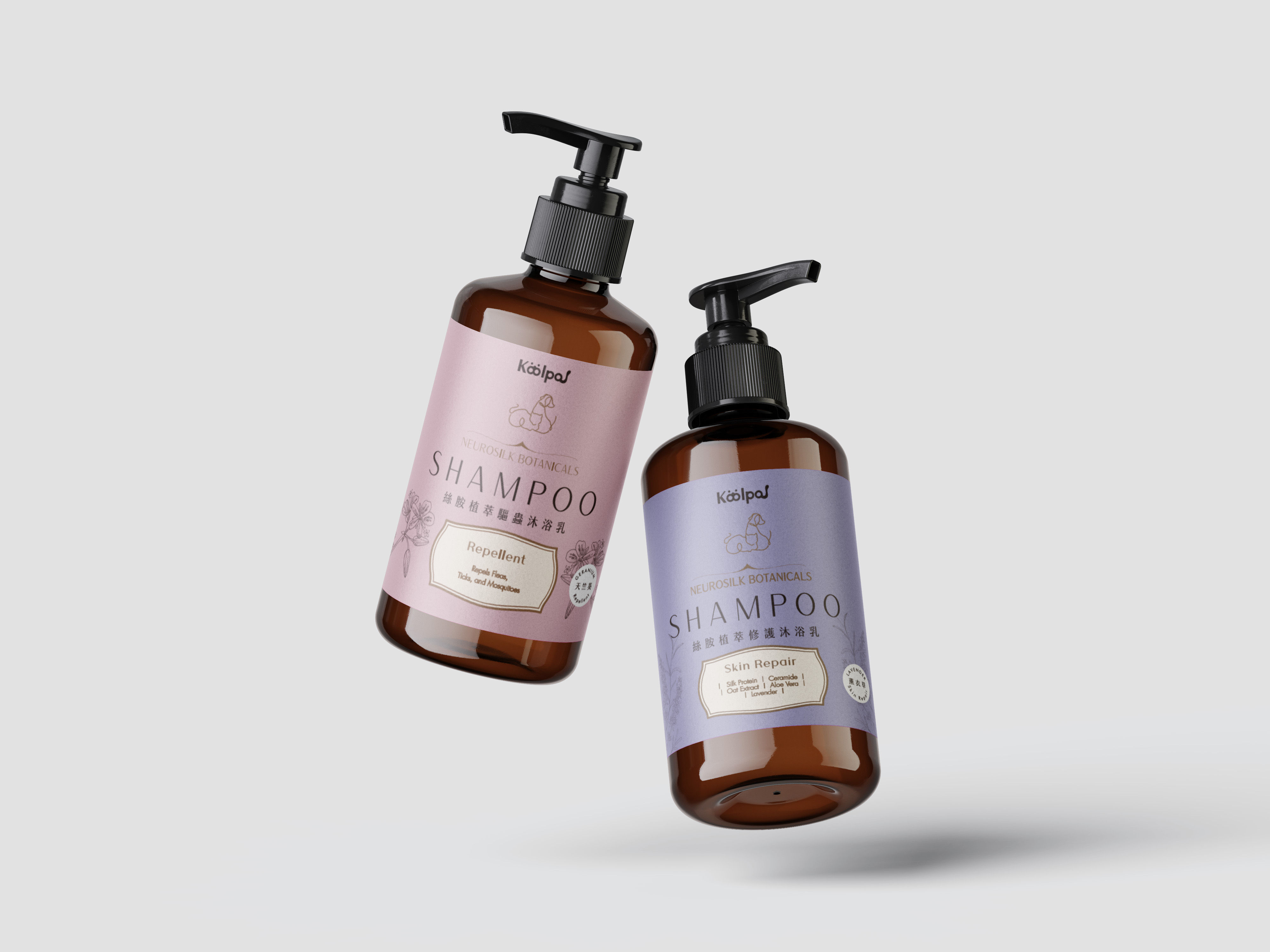 Yonghong Biotech｜Bottle label design, packaging design, image design, shower gel packaging design