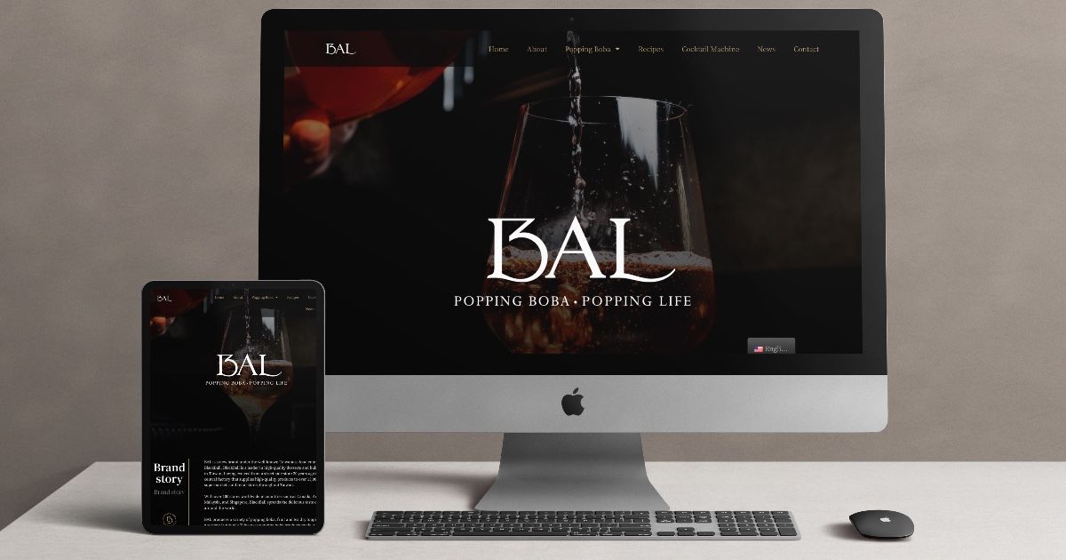 BAL酒吧｜形象網站、網頁設計、酒吧網站