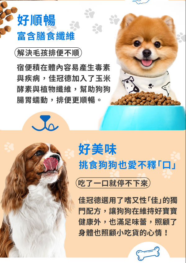 佳冠德成犬飼料型錄設計設計細節