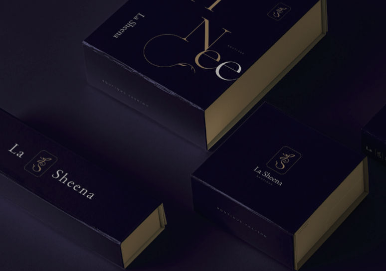 La Sheena｜Clothing brand design, LOGO design, business card design
