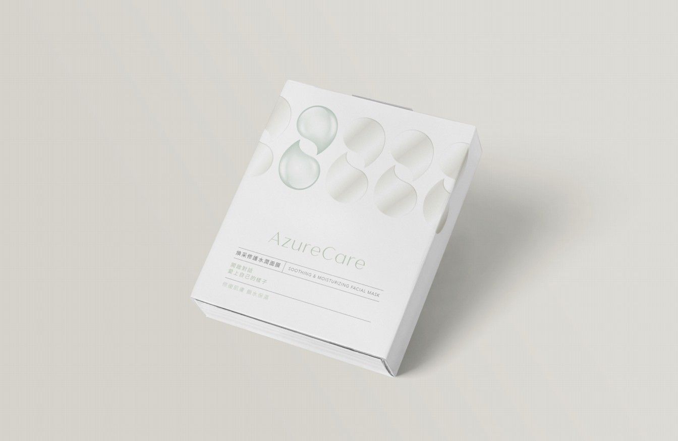 Alcon Mask｜ packaging design front view