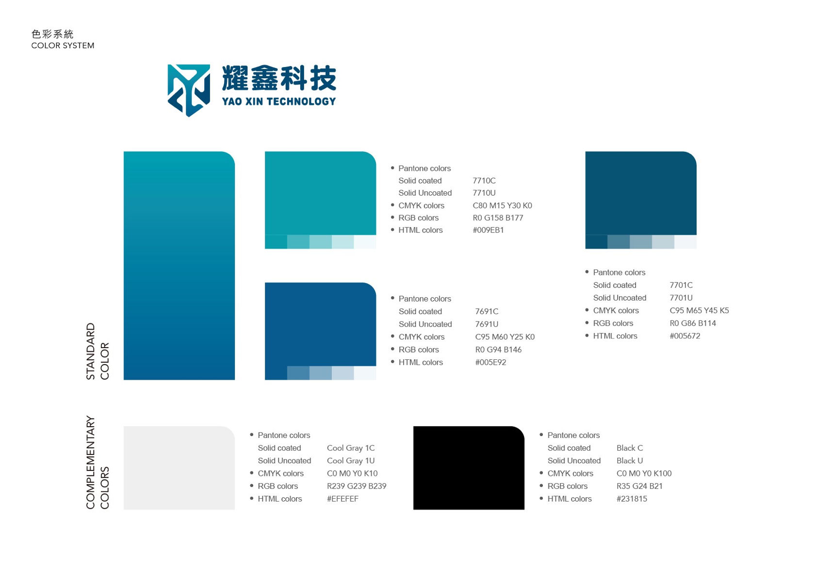 耀鑫科技品牌LOGO 設計設計特寫