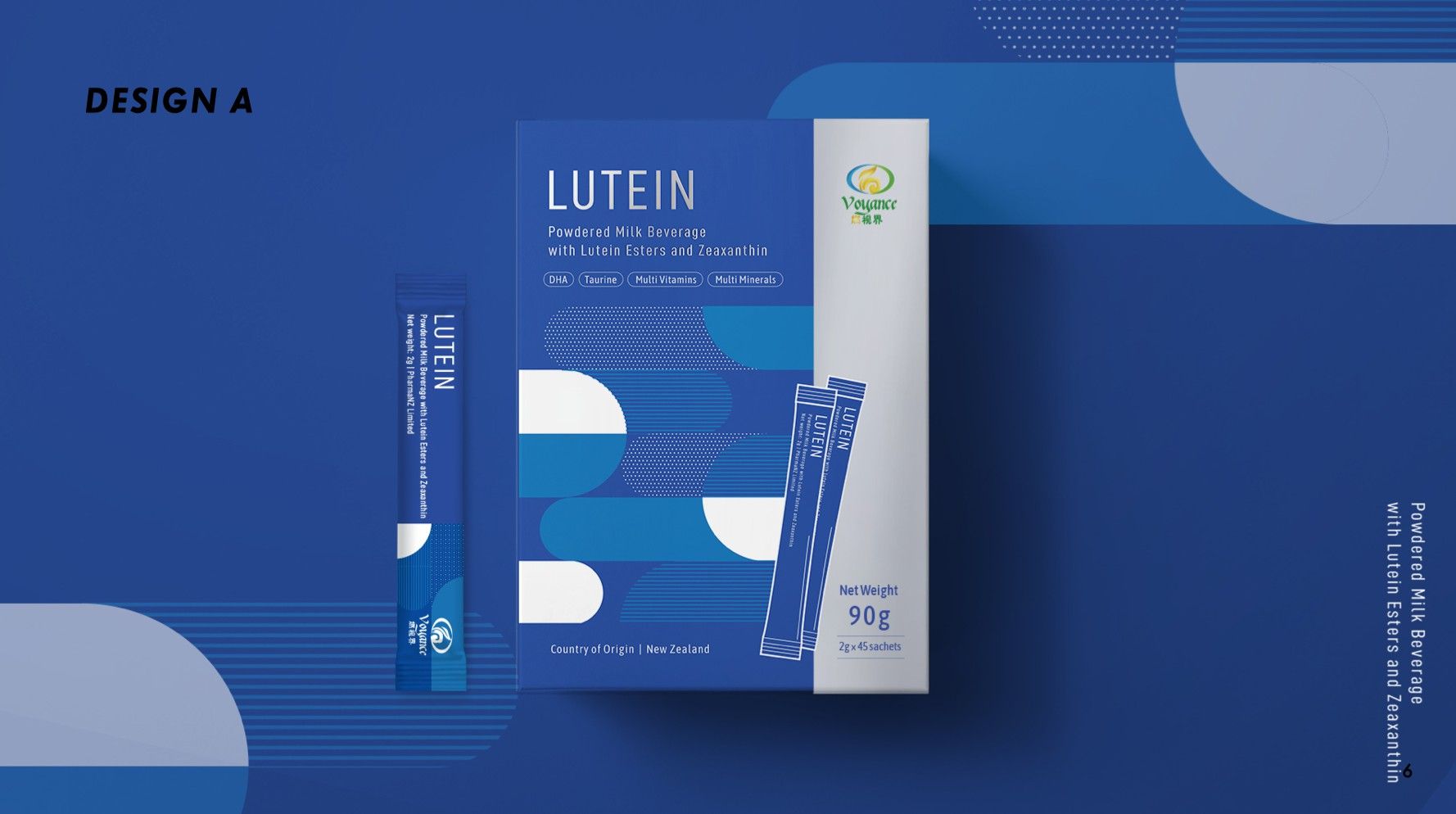New Zealand Voyance Vision Health Food Packaging Design｜Product Design｜Color Box Design