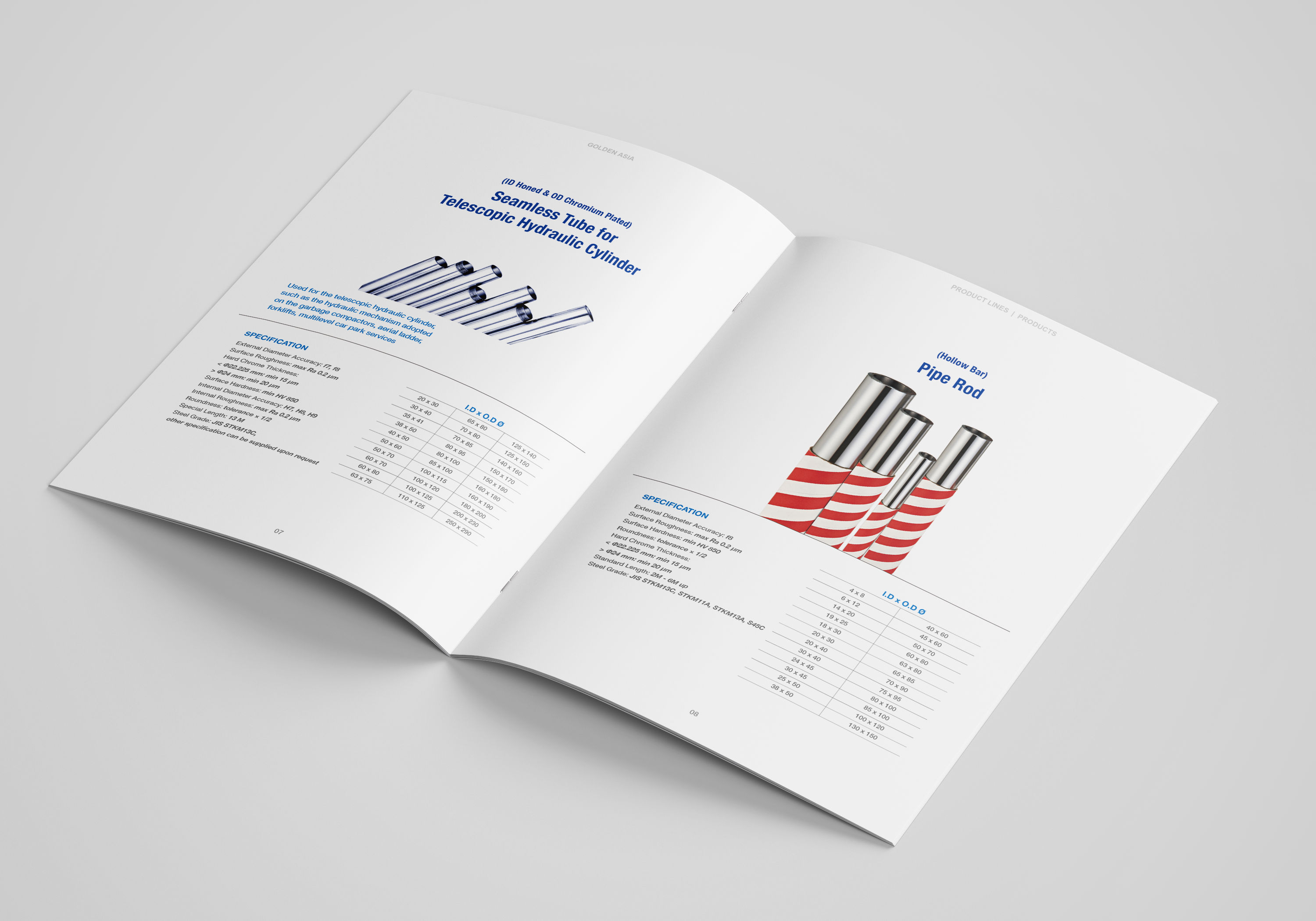 Jinya Industrial Product Catalog Design|Corporate signage design close-up