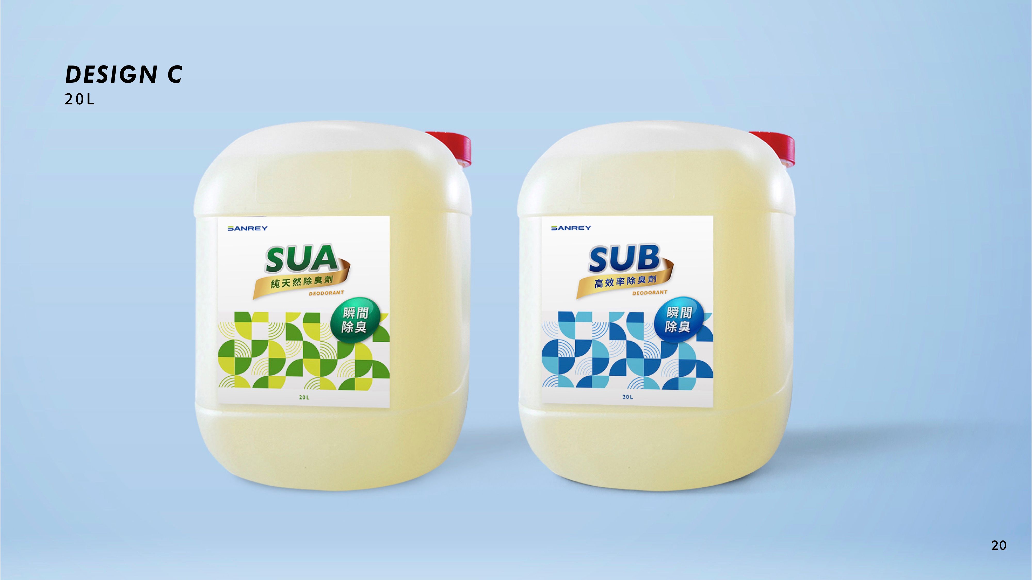 Pure natural high-efficiency deodorant signage design product photo