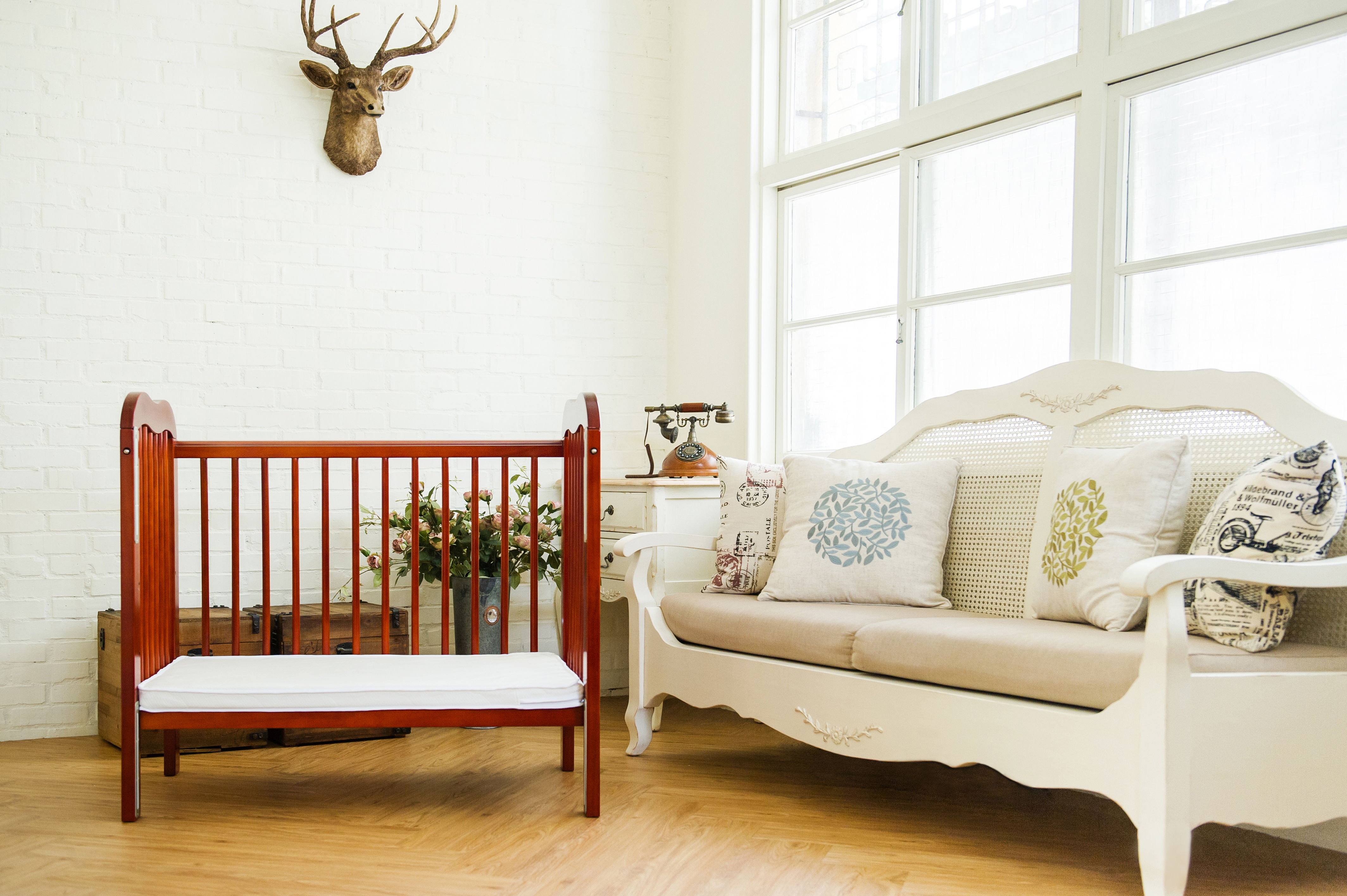 Baby bed photography ｜ A warm and beautiful space photography product photo