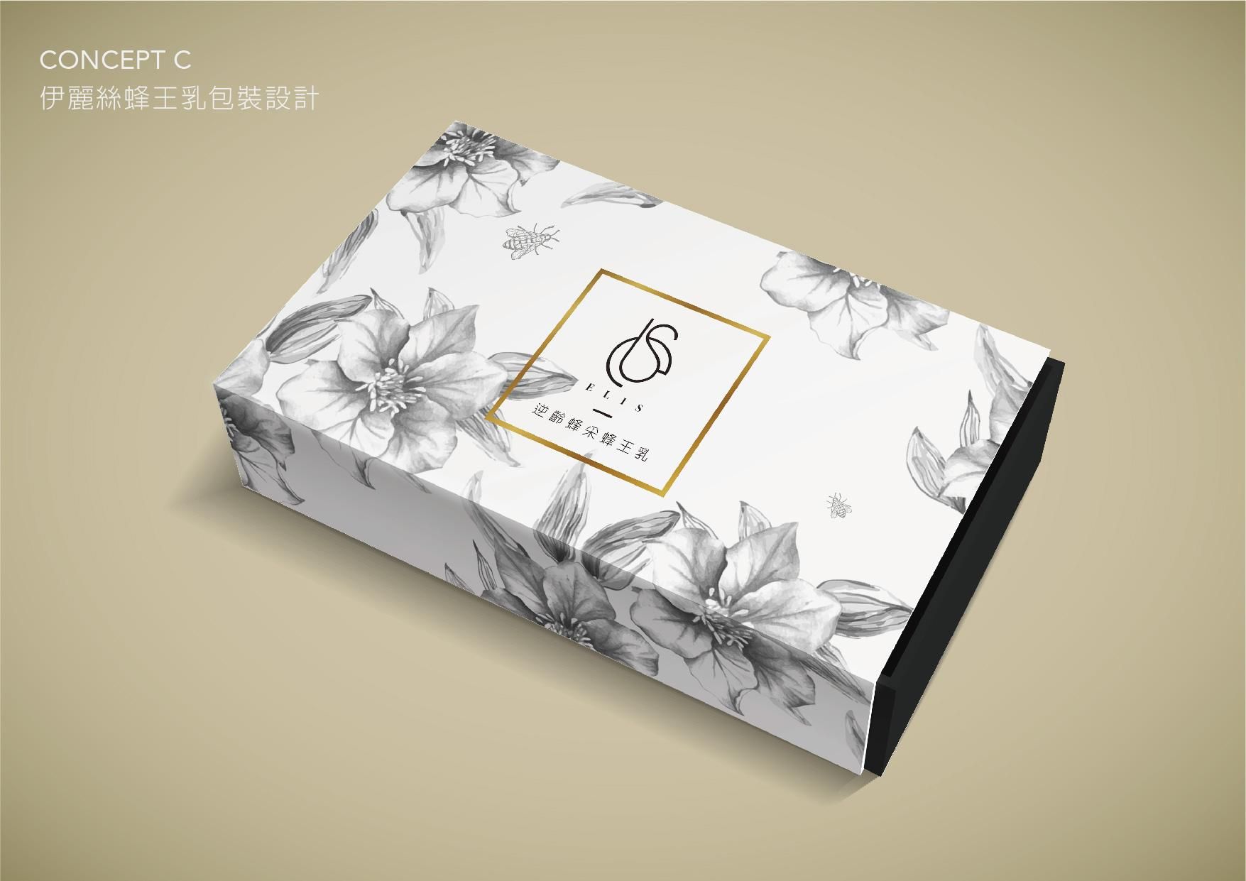 ELIS Royal Jelly signage design application mockup