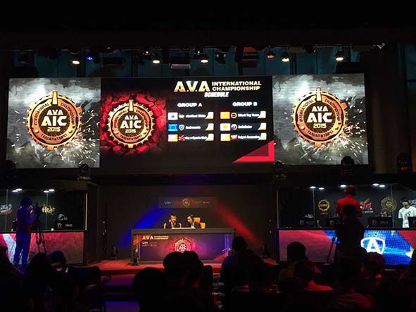 2015 AIC World Cup Competition Event signage design overall view