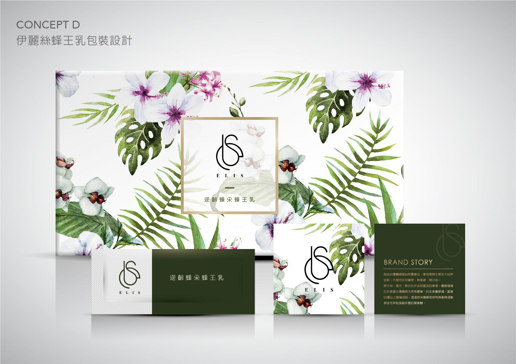 ELIS Royal Jelly signage design overall view