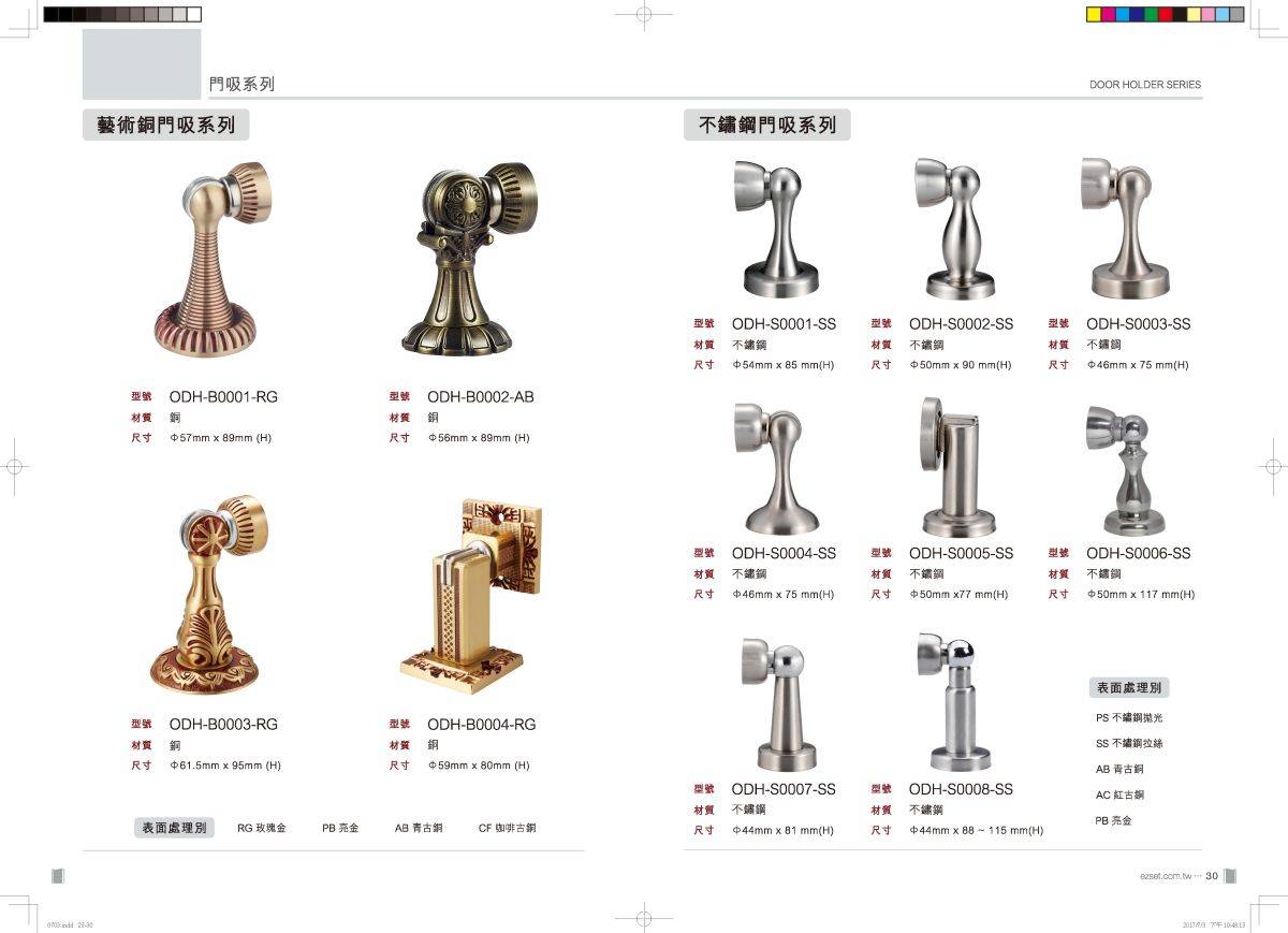 EZSET Hardware Product Catalog World design design details