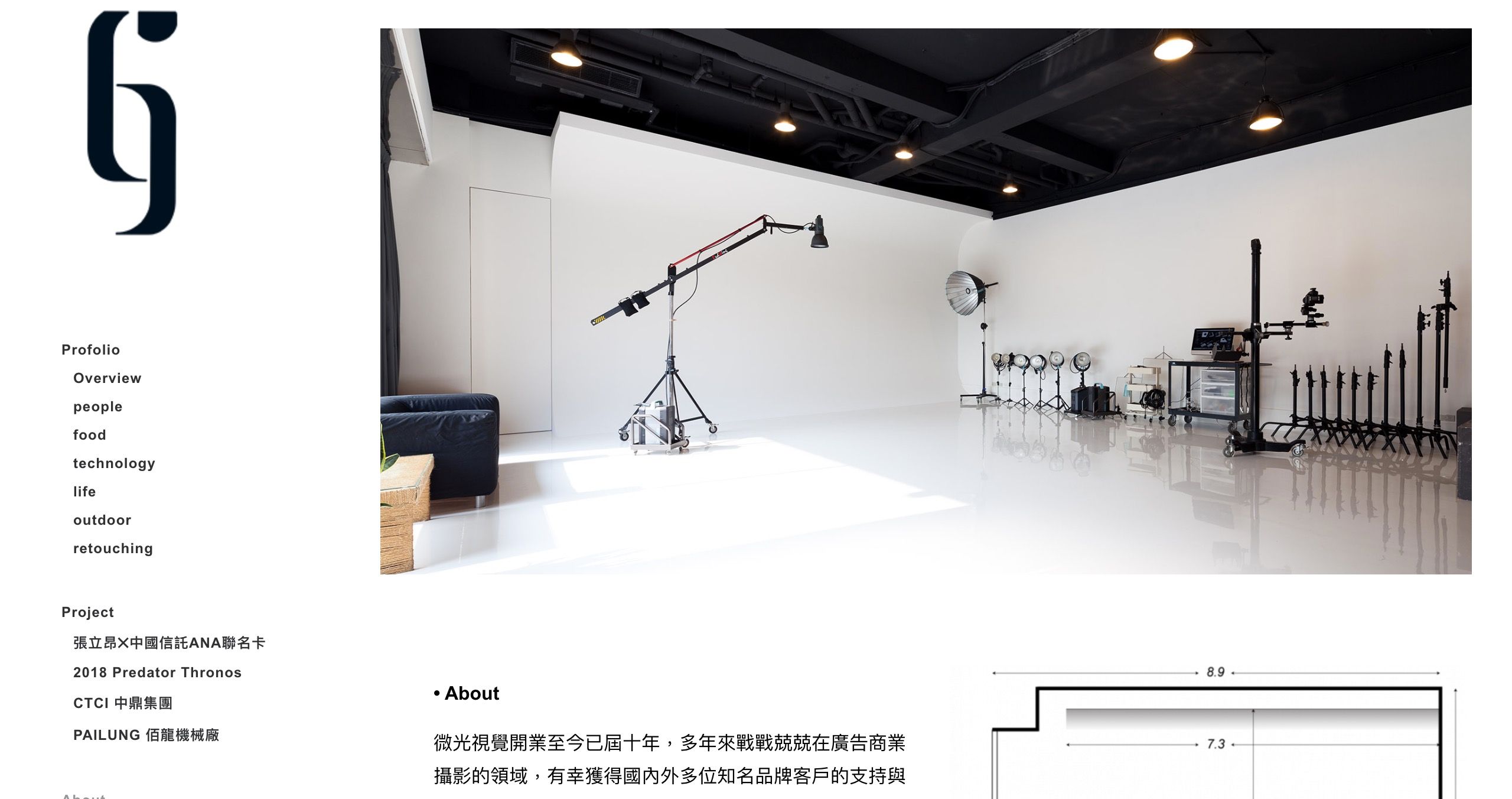 Gilmmer Studio signage design full series