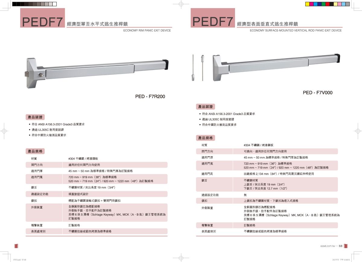 EZSET Hardware Product Catalog World design close-up