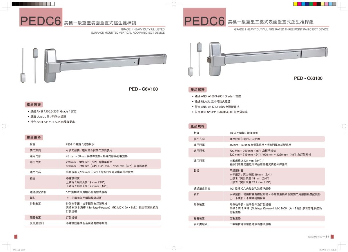 EZSET Hardware Product Catalog World design design details