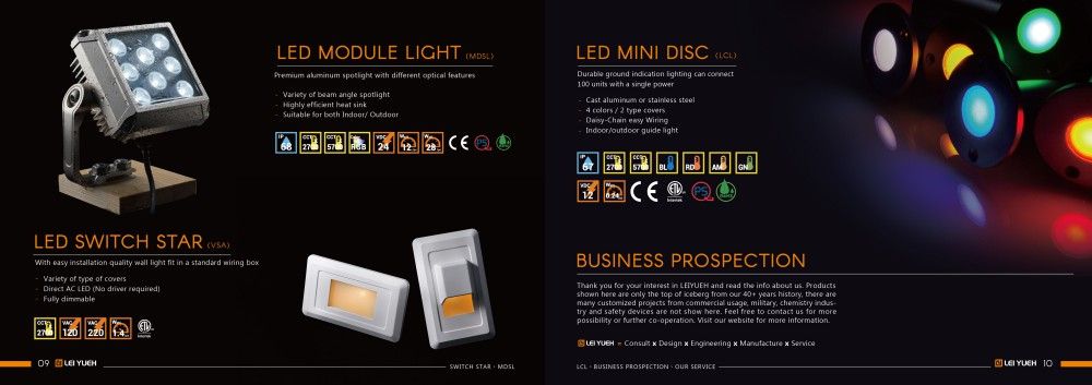 LEI YUEH Enterprise Product catalog design and printing output catalog design close-up