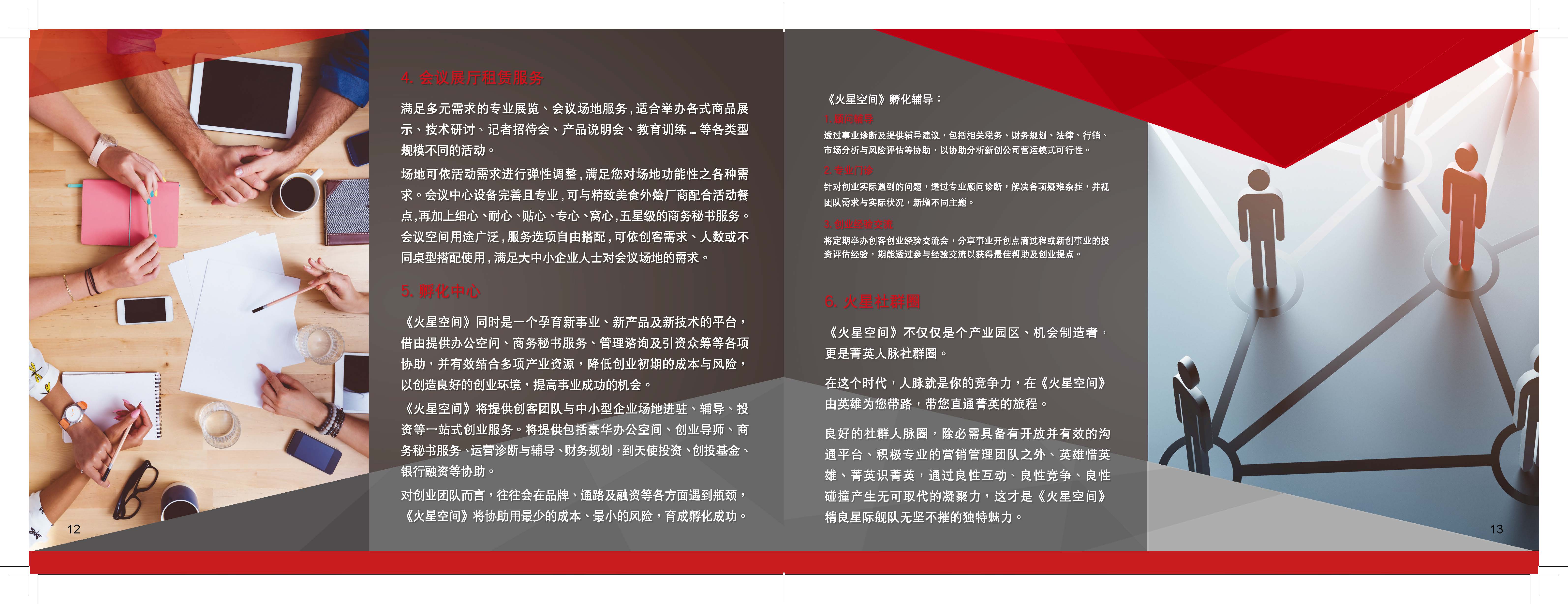 Investment brochure catalog design product photo
