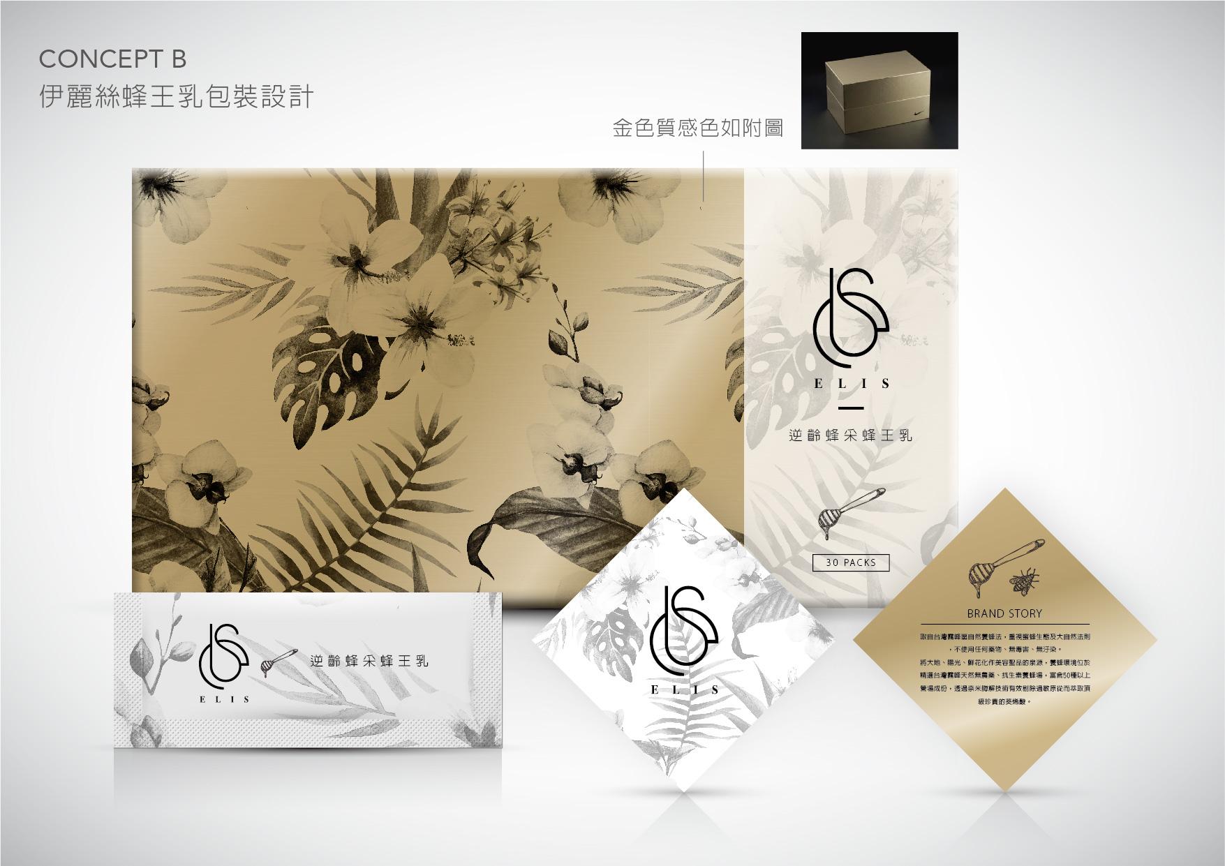 ELIS Royal Jelly signage design full series
