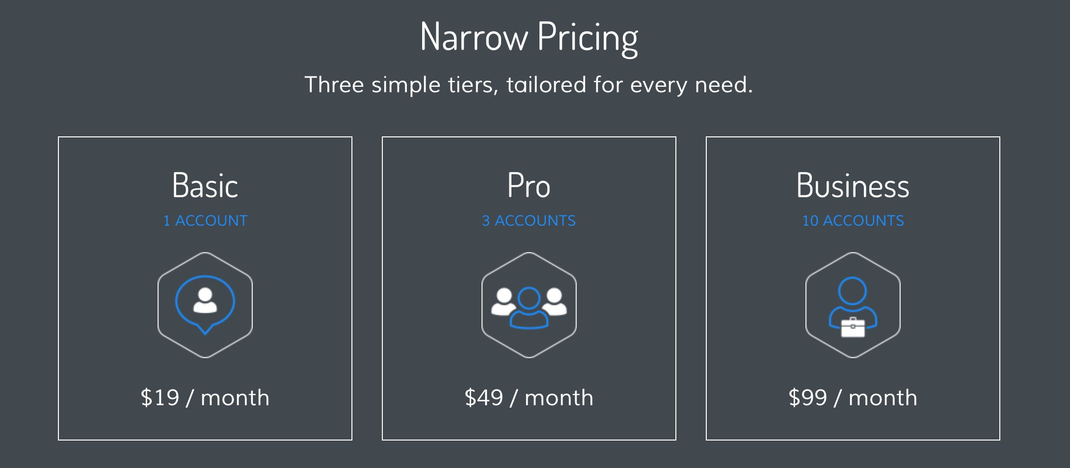 Narrow 自動化twitter推特行銷工具品牌設計設計特寫