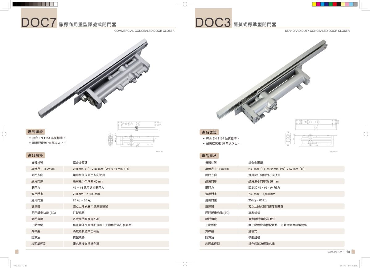 EZSET Hardware Product Catalog World design design details
