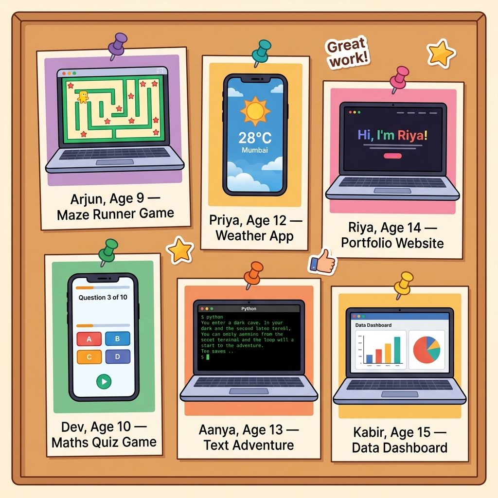 Pricing comparison infographic showing Byju's plus WhiteHat Jr costing Rs 14,000 per month versus Modern Age Coders at Rs 2,499 per month for coding and maths combined