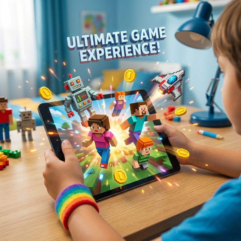 Children having fun while learning to code through games