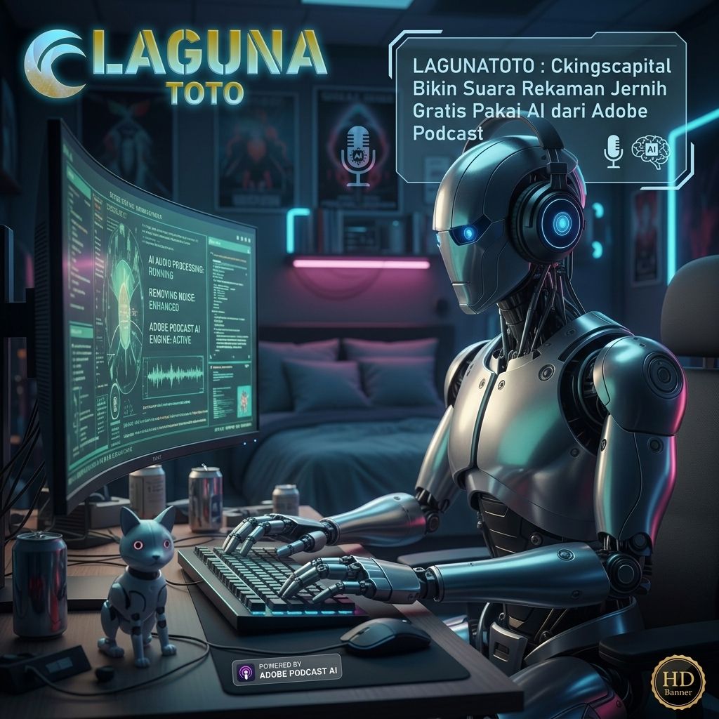 LAGUNATOTO : Ckingscapital Bikin Suara Rekaman Jernih Gratis Pakai AI dari Adobe Podcast